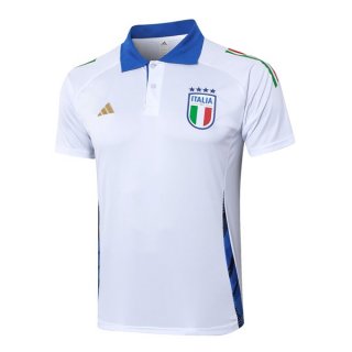 Polo Italia 2024-2025 Blanco Azul 2 Polo Italia 2024-2025 Blanco Azul 2