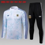 Ninos Sudadera De Training Argentina 2026-2027 Blanco 5