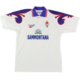 2ª Equipación Replica Camiseta Fiorentina Retro 1995 1996 Blanco 2ª Equipación Replica Camiseta Fiorentina Retro 1995 1996 Blanco