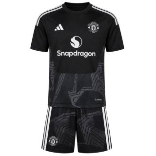 Camiseta Manchester United Portero Niño 2026-2027 Negro