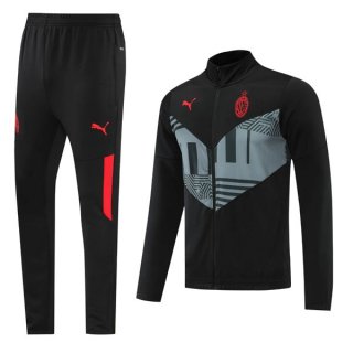 Chandal AC Milan 2022-2023 Negro Gris Chandal AC Milan 2022-2023 Negro Gris