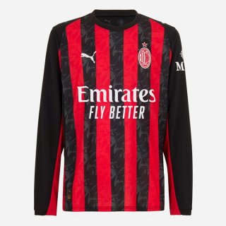 Tailandia Camiseta AC Milan 1ª Equipación ML 2025-2026 Tailandia Camiseta AC Milan 1ª Equipación ML 2025-2026