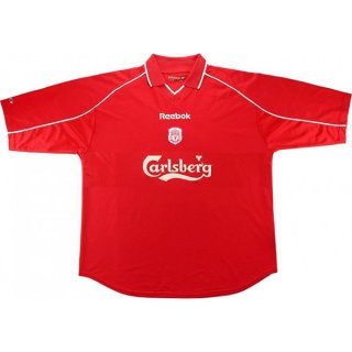 1ª Equipación Replica Camiseta Liverpool Retro 2000 2002 Rojo 1ª Equipación Replica Camiseta Liverpool Retro 2000 2002 Rojo