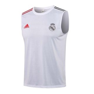 Camiseta Real Madrid Sin Mangas 2022 Blanco Camiseta Real Madrid Sin Mangas 2022 Blanco