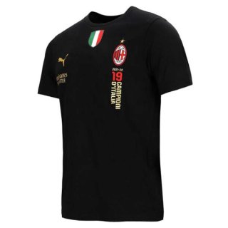 Camiseta AC Milan 19 Campion Italia 2022-2023 Negro Camiseta AC Milan 19 Campion Italia 2022-2023 Negro