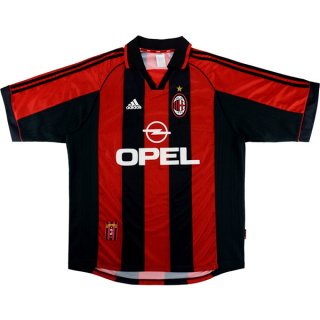 1ª Equipación Replica Camiseta AC Milan Retro 1998 2000 Rojo 1ª Equipación Replica Camiseta AC Milan Retro 1998 2000 Rojo