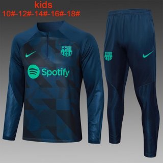 Ninos Sudadera De Training Barcelona 2024 Azul 2 Ninos Sudadera De Training Barcelona 2024 Azul 2