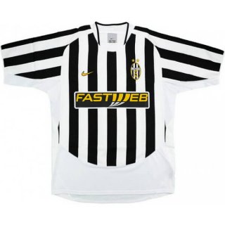 1ª Equipación Replica Camiseta Juventus Retro 2003 2004 Negro Blanco 1ª Equipación Replica Camiseta Juventus Retro 2003 2004 Negro Blanco