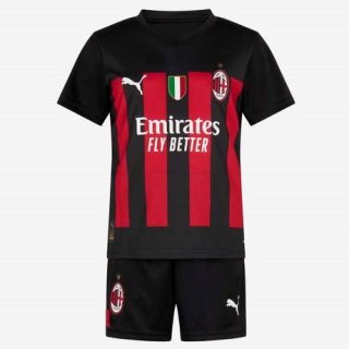 Camiseta AC Milan 1ª Equipación Niño 2022-2023 Camiseta AC Milan 1ª Equipación Niño 2022-2023