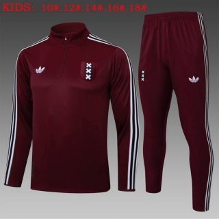 Ninos Sudadera De Training Ajax 2025-2026 Rojo 5