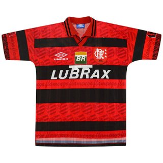 1ª Equipación Replica Camiseta Flamengo Retro 1995 1996 Rojo 1ª Equipación Replica Camiseta Flamengo Retro 1995 1996 Rojo