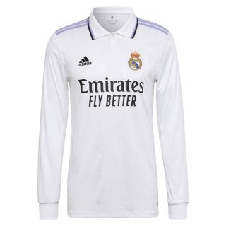 Camiseta Real Madrid 1ª Equipación ML 2022 Blanco Camiseta Real Madrid 1ª Equipación ML 2022 Blanco