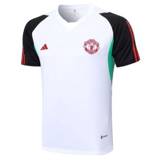 Camiseta Entrenamiento Manchester United 2023-2024 Blanco Camiseta Entrenamiento Manchester United 2023-2024 Blanco