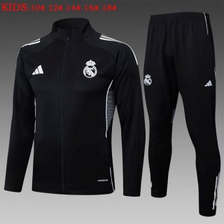 Ninos Chandal Real Madrid 2025-2026 Negro 5 Ninos Chandal Real Madrid 2025-2026 Negro 5