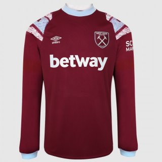 Tailandia Camiseta West Ham United 1ª Equipación ML 2022-2023 Tailandia Camiseta West Ham United 1ª Equipación ML 2022-2023
