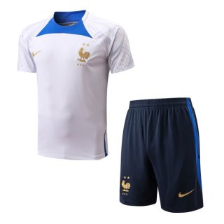 Camiseta Entrenamiento Francia Conjunto Completo 2022-2023 Blanco Camiseta Entrenamiento Francia Conjunto Completo 2022-2023 Blanco
