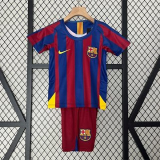 Camiseta Barcelona 1ª Equipación Retro Niño 2005 2006 Camiseta Barcelona 1ª Equipación Retro Niño 2005 2006