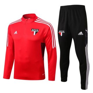 Sudadera De Training Sao Paulo 2023 Rojo Sudadera De Training Sao Paulo 2023 Rojo