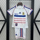Camiseta Francia 2ª Equipación Niño Retro 1998