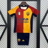 Camiseta Roma 1ª Equipación Niño Retro 2001-2002