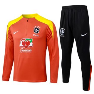 Sudadera De Training Brasil 2026-2027 Naranja