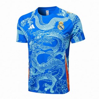 Camiseta Entrenamiento Real Madrid 2024-2025 Azul Camiseta Entrenamiento Real Madrid 2024-2025 Azul