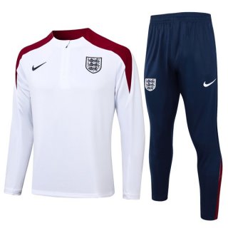 Sudadera De Training Inglaterra 2024-2025 Blanco Rojo 3 Sudadera De Training Inglaterra 2024-2025 Blanco Rojo 3