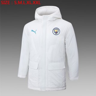 Abrigo Manchester City 2024-2025 Blanco 2 Abrigo Manchester City 2024-2025 Blanco 2
