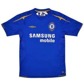 1ª Equipación Replica Camiseta Chelsea Retro 2005 2006 Azul 1ª Equipación Replica Camiseta Chelsea Retro 2005 2006 Azul