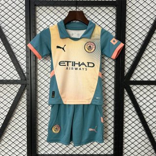Camiseta Manchester City 4ª Niño 2024-2025 Camiseta Manchester City 4ª Niño 2024-2025