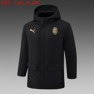 Abrigo AC Milan 2024-2025 Negro Abrigo AC Milan 2024-2025 Negro