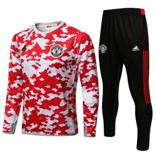 Sudadera De Training Manchester United 2022 Rojo Negro Sudadera De Training Manchester United 2022 Rojo Negro