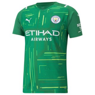 Replica Camiseta Manchester City Portero 2021-2022 Verde Replica Camiseta Manchester City Portero 2021-2022 Verde