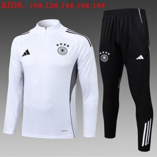 Ninos Sudadera De Training Alemania 2026-2027 Blanco