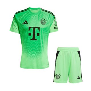 Camiseta Bayern Munich Portero Niño 2025-2026 Verde Camiseta Bayern Munich Portero Niño 2025-2026 Verde