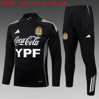 Ninos Sudadera De Training Argentina 2025-2026 Negro 5 Ninos Sudadera De Training Argentina 2025-2026 Negro 5