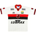 2ª Equipación Replica Camiseta Flamengo Retro 1995 1996 Blanco