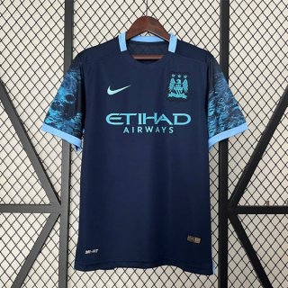 Tailandia Camiseta Manchester City 2ª Equipación Retro 2015 2016 Tailandia Camiseta Manchester City 2ª Equipación Retro 2015 2016