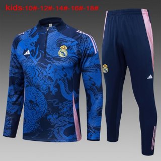 Niños Sudadera De Training Real Madrid 2024-2025 Azul 3 Niños Sudadera De Training Real Madrid 2024-2025 Azul 3