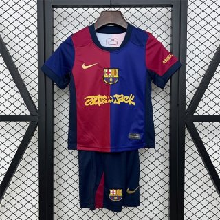 Camiseta Barcelona 1ª Niño Limited Edition Travis Scott 2024-2025 Camiseta Barcelona 1ª Niño Limited Edition Travis Scott 2024-2025