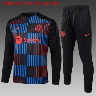 Ninos Sudadera De Training Barcelona 2024-2025 Azul Rojo 2 Ninos Sudadera De Training Barcelona 2024-2025 Azul Rojo 2