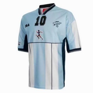 1ª Equipación Camiseta Argentina NO.10 Maradona Retro 2001 Azul 1ª Equipación Camiseta Argentina NO.10 Maradona Retro 2001 Azul
