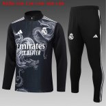 Ninos Sudadera De Training Real Madrid 2024-2025 Negro