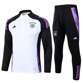Sudadera De Training Alemania 2024-2025 Blanco Negro 3 Sudadera De Training Alemania 2024-2025 Blanco Negro 3