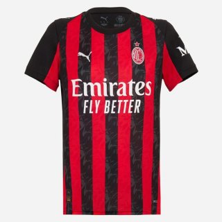 Camiseta AC Milan 1ª Equipación Mujer 2025-2026 Camiseta AC Milan 1ª Equipación Mujer 2025-2026