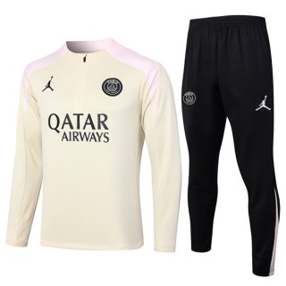 Sudadera De Training PSG 2024-2025 Amarillo Rosa 3 Sudadera De Training PSG 2024-2025 Amarillo Rosa 3