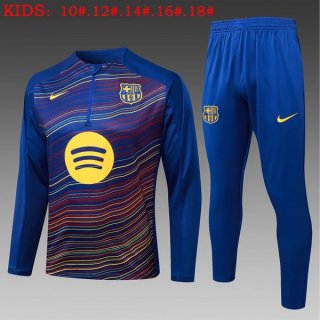 Ninos Sudadera De Training Barcelona 2026-2027 Azul 3