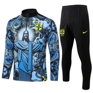 Sudadera De Training Brasil 2024-2025 Azul Sudadera De Training Brasil 2024-2025 Azul