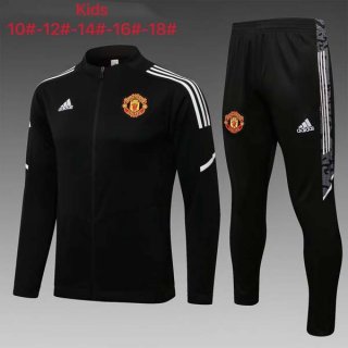 Niño Chandal Manchester United 2022 Negro Niño Chandal Manchester United 2022 Negro