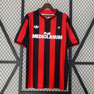 Tailandia Camiseta AC Milan 1ª Equipación Retro 1990 1991 Tailandia Camiseta AC Milan 1ª Equipación Retro 1990 1991